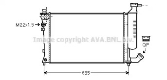 Теплообменник (AVA QUALITY COOLING: CN2157)