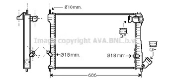 Теплообменник (AVA QUALITY COOLING: CN2165)