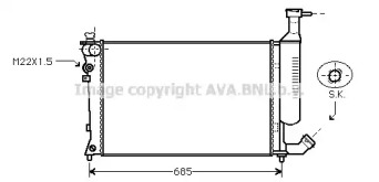 Теплообменник (AVA QUALITY COOLING: CN2168)