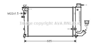 Теплообменник (AVA QUALITY COOLING: CN2170)