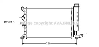 Теплообменник (AVA QUALITY COOLING: CN2181)