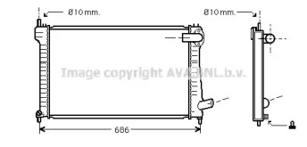 Теплообменник (AVA QUALITY COOLING: CN2182)