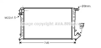 Теплообменник (AVA QUALITY COOLING: CN2193)