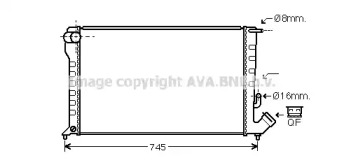 Теплообменник (AVA QUALITY COOLING: CN2194)