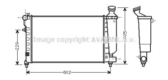 Теплообменник (AVA QUALITY COOLING: CN2197)