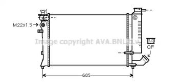 Теплообменник (AVA QUALITY COOLING: CN2200)