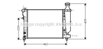 Теплообменник (AVA QUALITY COOLING: CN2206)