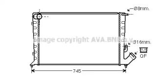 Теплообменник (AVA QUALITY COOLING: CN2211)