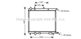 Теплообменник (AVA QUALITY COOLING: CN2227)