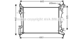 Теплообменник (AVA QUALITY COOLING: CN2261)