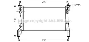 Теплообменник (AVA QUALITY COOLING: CN2262)