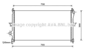 Теплообменник (AVA QUALITY COOLING: CN2278)