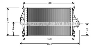 Теплообменник (AVA QUALITY COOLING: CN4081)