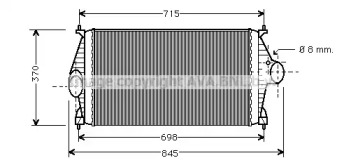 Теплообменник (AVA QUALITY COOLING: CN4126)