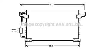 Конденсатор (AVA QUALITY COOLING: CN5085)