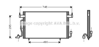 Конденсатор (AVA QUALITY COOLING: CN5141)