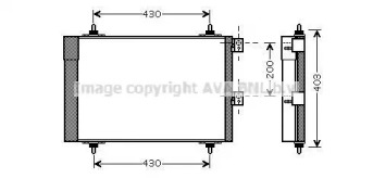 Конденсатор (AVA QUALITY COOLING: CN5241D)