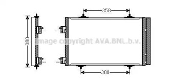 Конденсатор (AVA QUALITY COOLING: CN5272D)