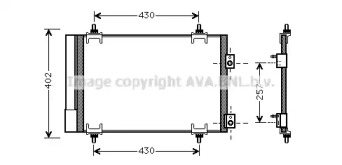 Конденсатор (AVA QUALITY COOLING: CN5283D)