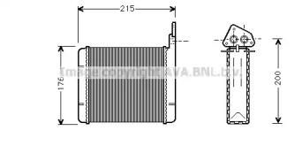 Теплообменник (AVA QUALITY COOLING: CN6025)