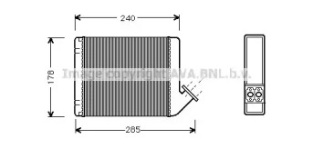 Теплообменник (AVA QUALITY COOLING: CN6031)