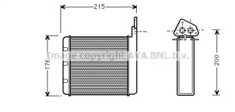 Теплообменник (AVA QUALITY COOLING: CN6052)