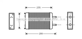 Теплообменник (AVA QUALITY COOLING: CN6053)