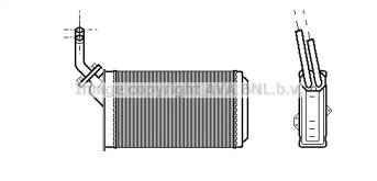 Теплообменник (AVA QUALITY COOLING: CN6056)