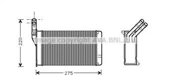 Теплообменник (AVA QUALITY COOLING: CN6082)