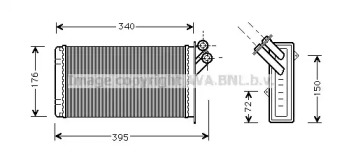 Теплообменник (AVA QUALITY COOLING: CN6129)