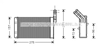 Теплообменник (AVA QUALITY COOLING: CN6150)