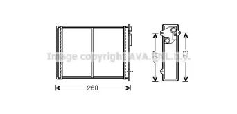 Теплообменник (AVA QUALITY COOLING: CN6260)