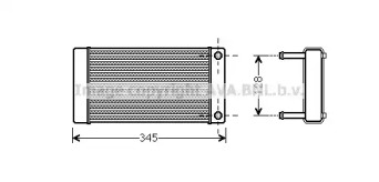 Теплообменник (AVA QUALITY COOLING: CN6265)