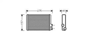 Теплообменник (AVA QUALITY COOLING: CN6305)