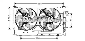 Вентилятор (AVA QUALITY COOLING: CN7518)