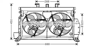 Вентилятор (AVA QUALITY COOLING: CN7521)