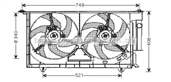 Вентилятор (AVA QUALITY COOLING: CN7525)