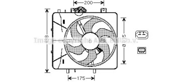 Вентилятор (AVA QUALITY COOLING: CN7527)