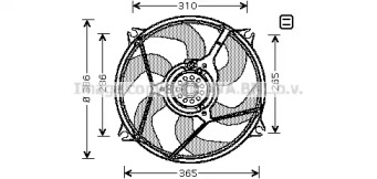 Вентилятор (AVA QUALITY COOLING: CN7528)