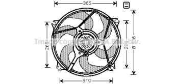 Вентилятор (AVA QUALITY COOLING: CN7529)