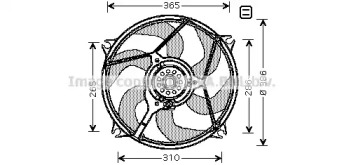 Вентилятор (AVA QUALITY COOLING: CN7531)