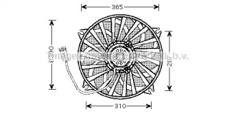 Вентилятор (AVA QUALITY COOLING: CN7540)