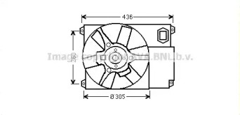 Вентилятор (AVA QUALITY COOLING: CN7541)