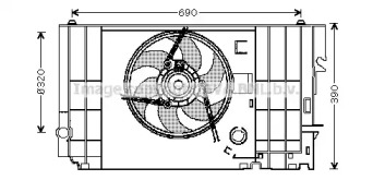 Вентилятор (AVA QUALITY COOLING: CN7546)