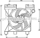 Вентилятор (AVA QUALITY COOLING: CN7547)