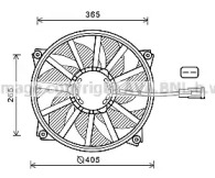 Вентилятор (AVA QUALITY COOLING: CN7552)