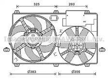 Вентилятор (AVA QUALITY COOLING: CN7554)