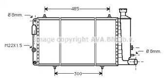 Теплообменник (AVA QUALITY COOLING: CNA2033)