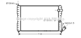 Теплообменник (AVA QUALITY COOLING: CNA2037)