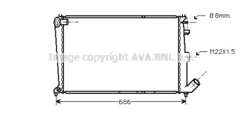 Теплообменник (AVA QUALITY COOLING: CNA2066)